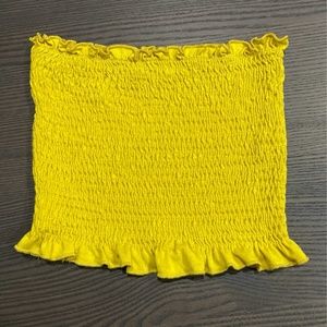 Frilled Trim Crop Bandeau